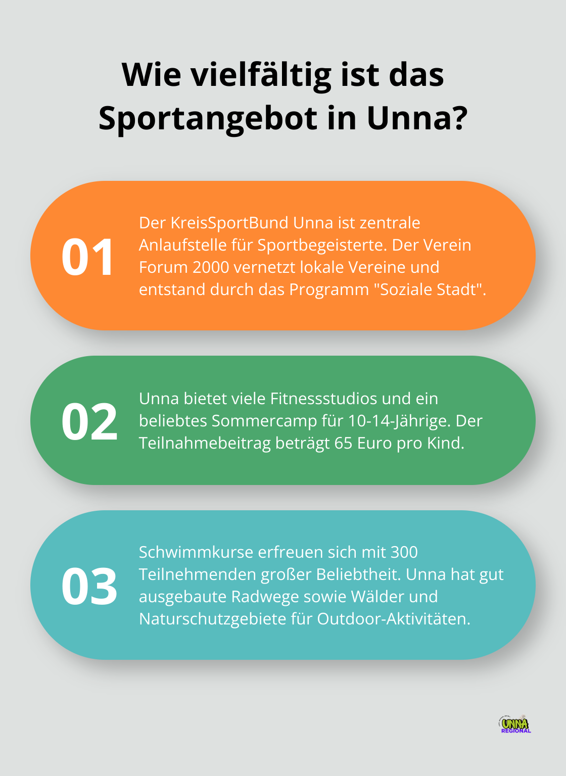 Fact - Wie vielfältig ist das Sportangebot in Unna?
