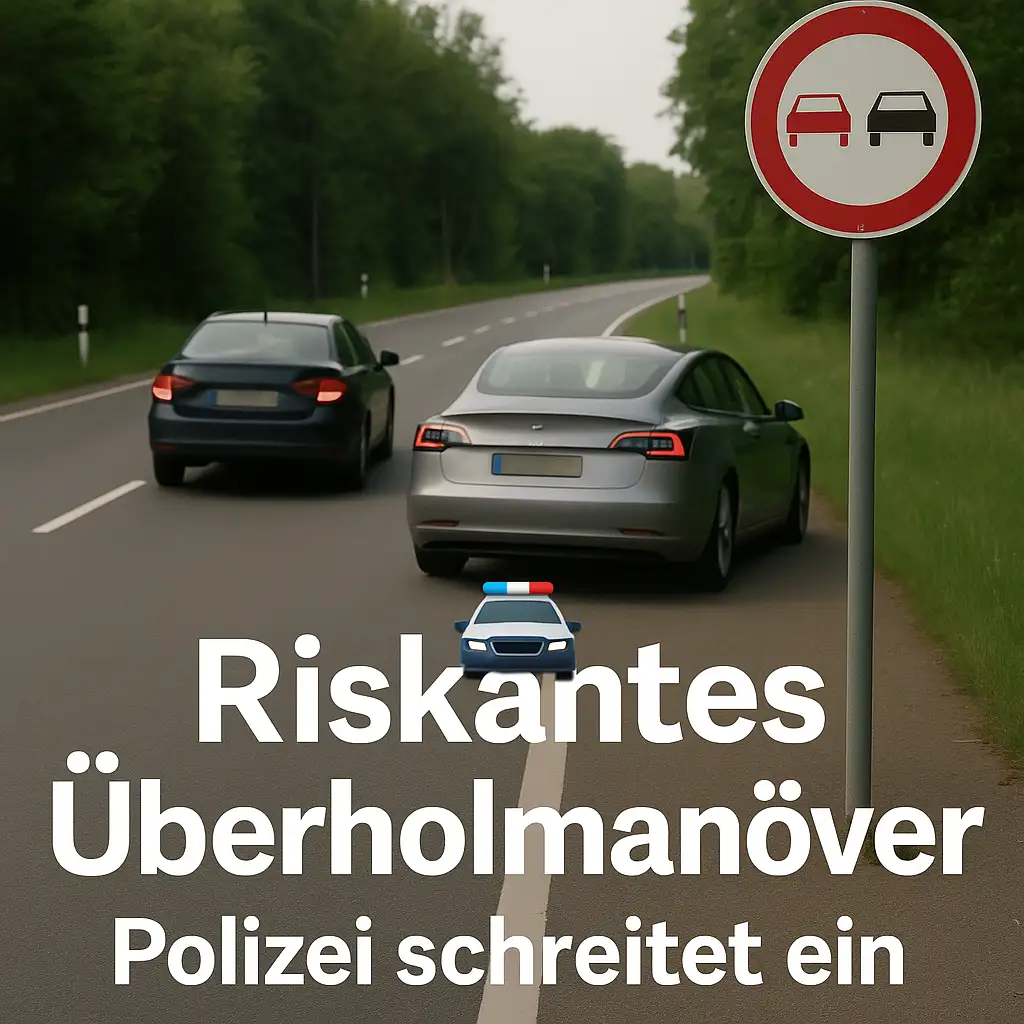 Riskante Fahrmanöver in Unna